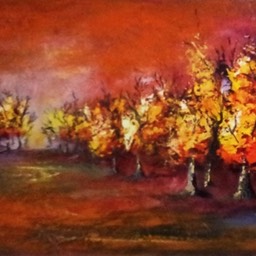 Otoño. Oleo sobre lienzo, 1.5 x 0.6 m